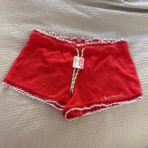 FP movement red isla shorts NWT